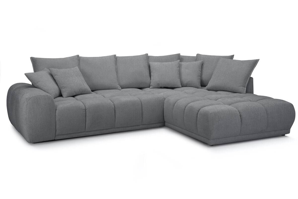Ecksofa stone Microfaser B/H/T: ca. 312x97x229 cm