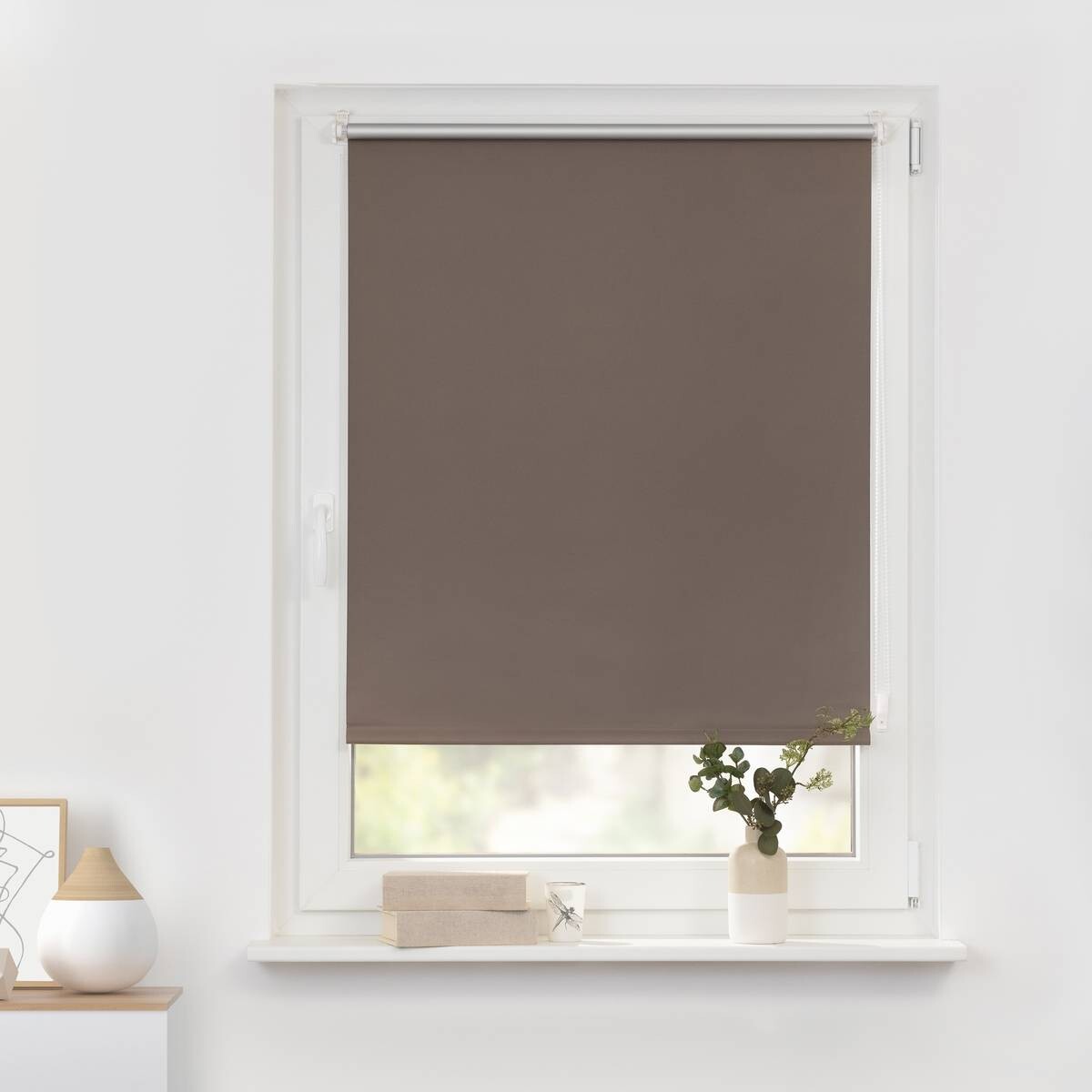 LICHTBLICK Klemmrollo taupe B/L: ca. 90x220 cm
