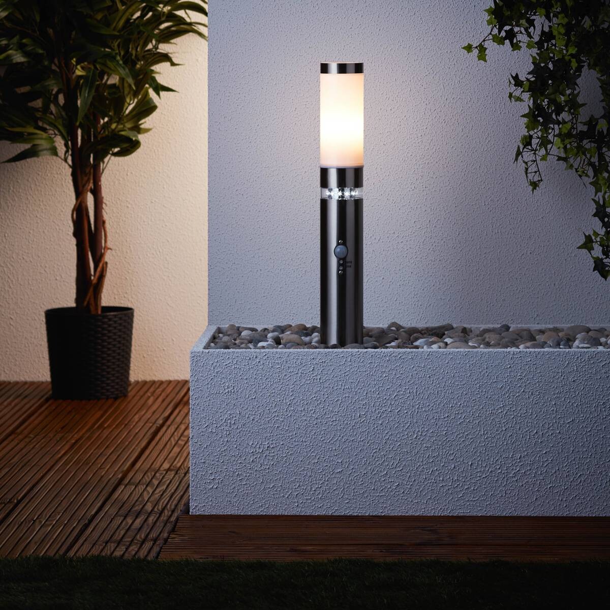 Außenleuchte G46789/82 Edelstahl B/H/T/D: ca. 7,5x50x7,5x7,5 cm