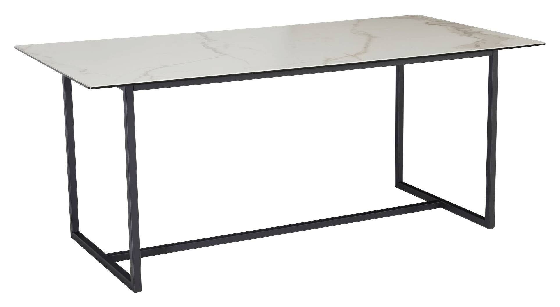 Esstisch weiß Marmor Optik B/H/T: ca. 180x76x90 cm