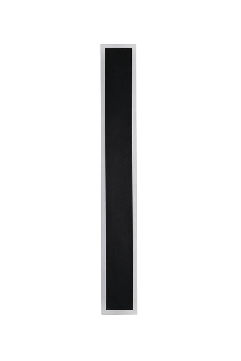 LED-Außenwandleuchte schwarz sand B/H/T: ca. 8x60x5 cm