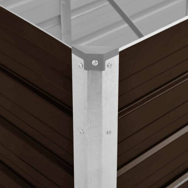 Hochbeet braun Stahl B/H/L: ca. 40x77x160 cm