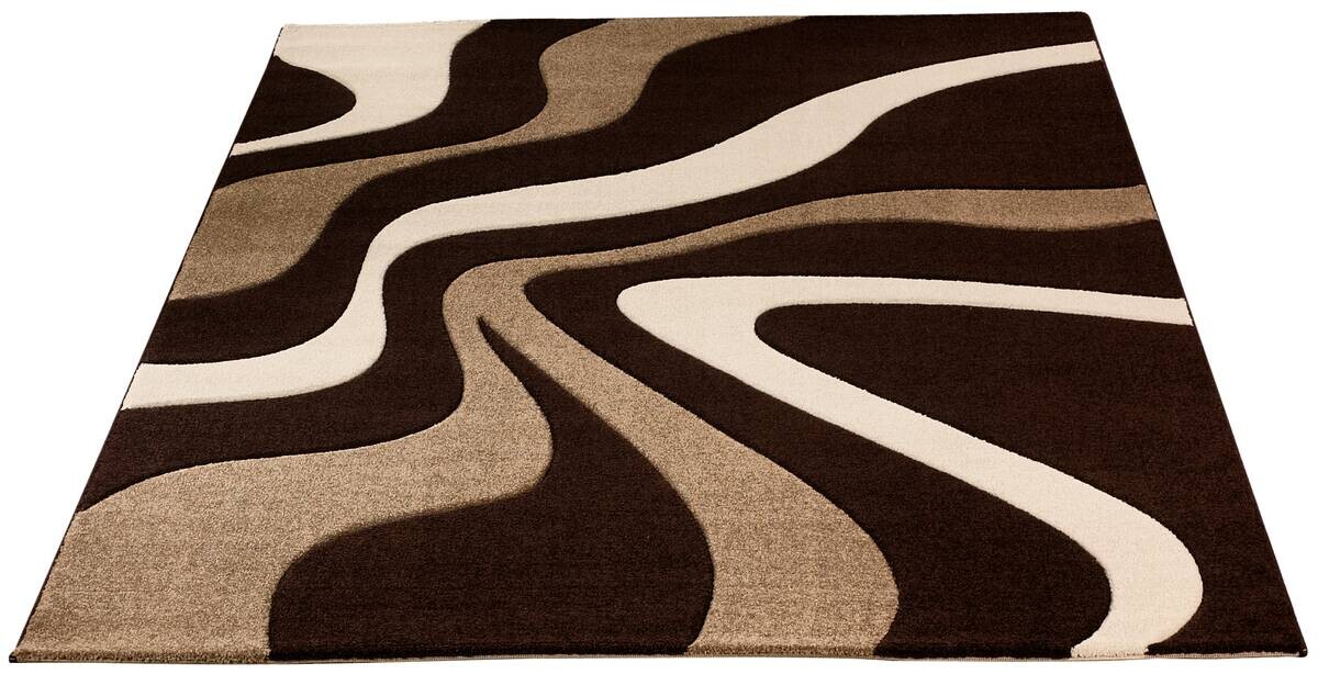 Webteppich Casino braun B/L: ca. 80x150 cm