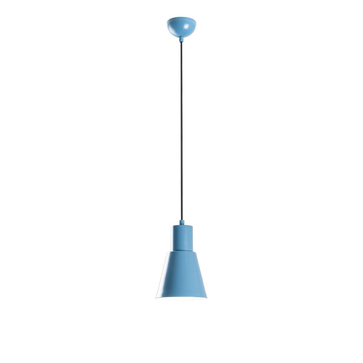 Opviq Pendelleuchte blau B/H/T: ca. 14x114x14 cm E27 1 Brennstellen