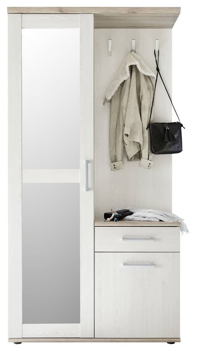Garderobe Romance San-Remo Nachbildung Sibiu Lärche Nachbildung B/H/T: ca. 100x195x38 cm