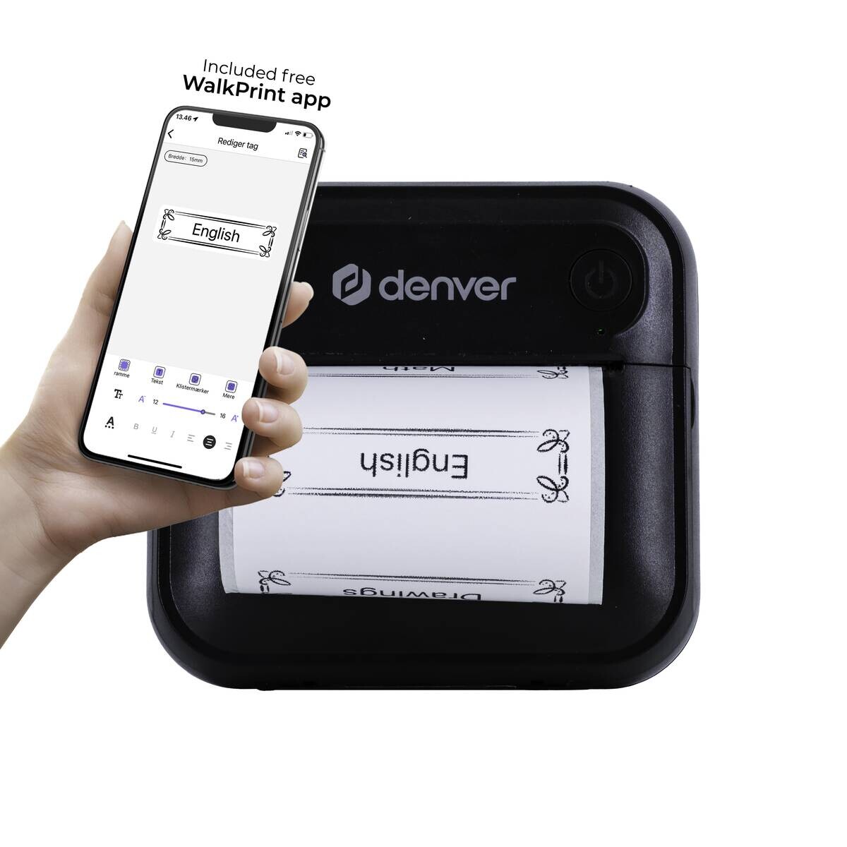 Denver Thermo-Bilddrucker MBP-32B schwarz