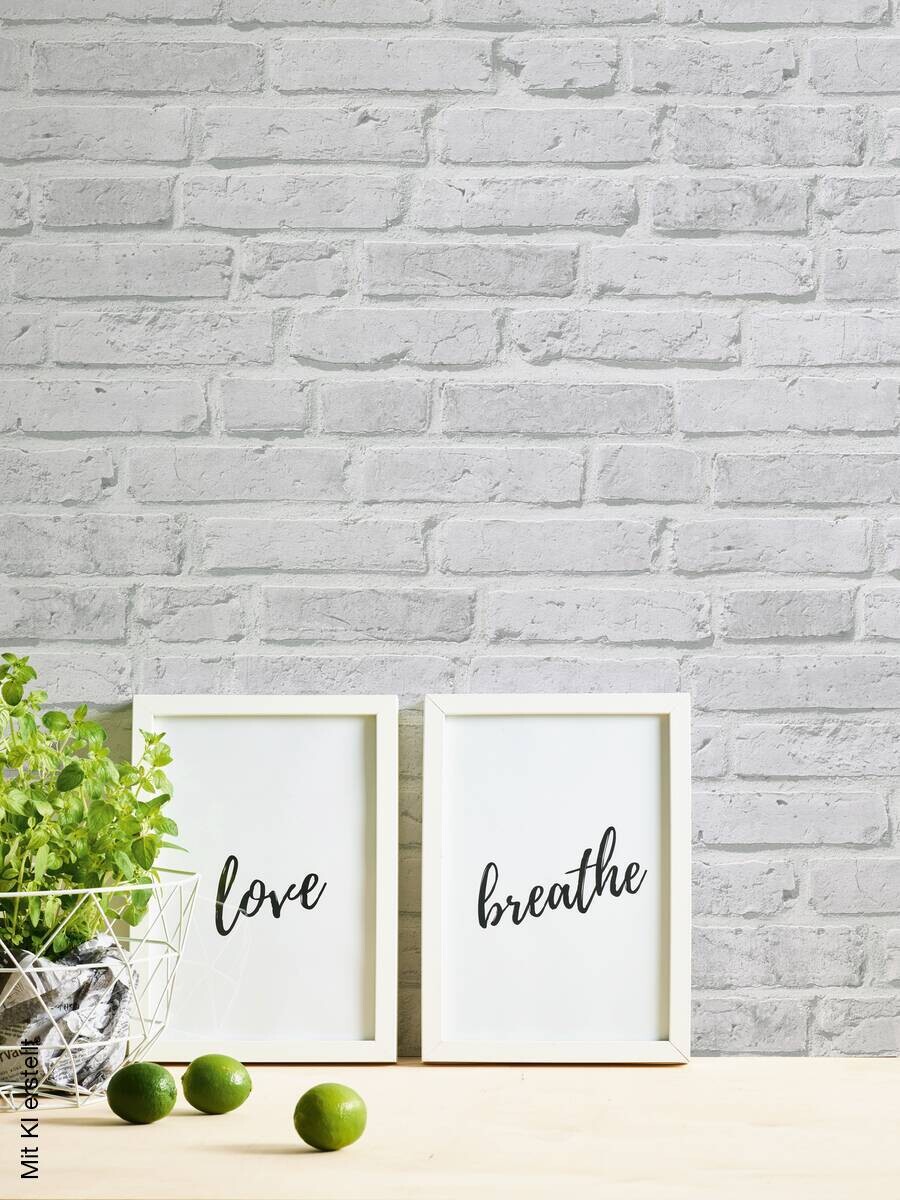A.S.Creation Vliestapete Best of Wood`n Stone 2nd Edition Steine grau B/L: ca. 53x1005 cm