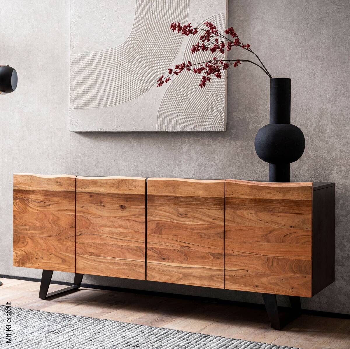 Sideboard braun B/H/T: ca. 180x75x45 cm