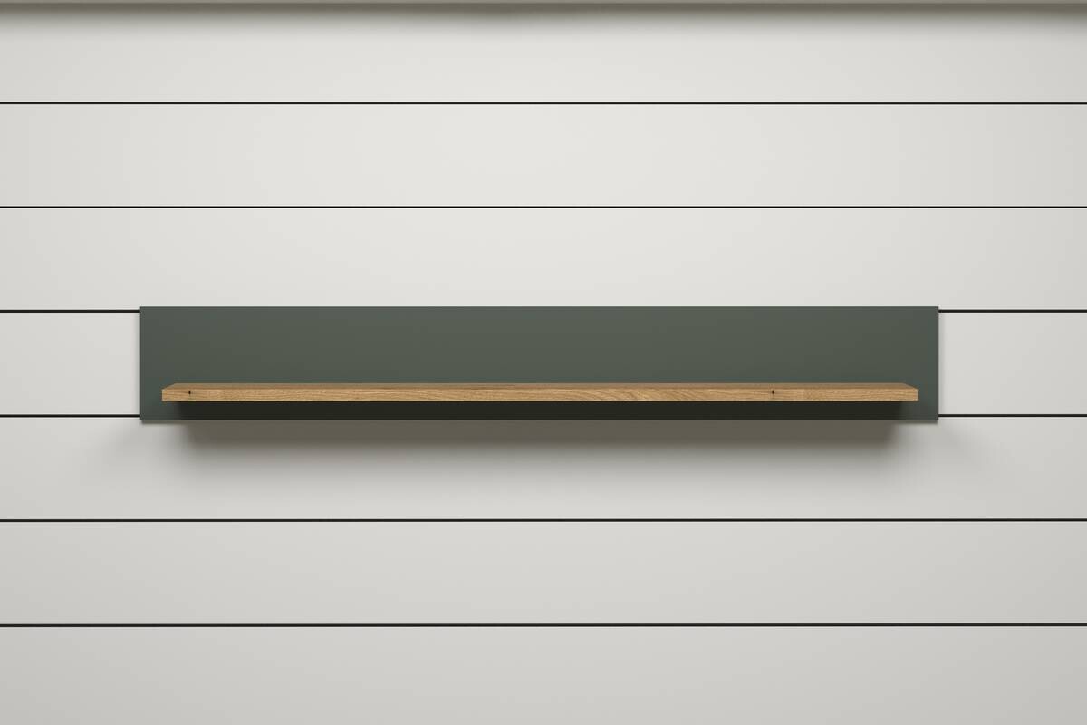 Wandboard Stanton tannengrün Eiche Evoke Coast Nachbildung B/H/T: ca. 156x22x22 cm