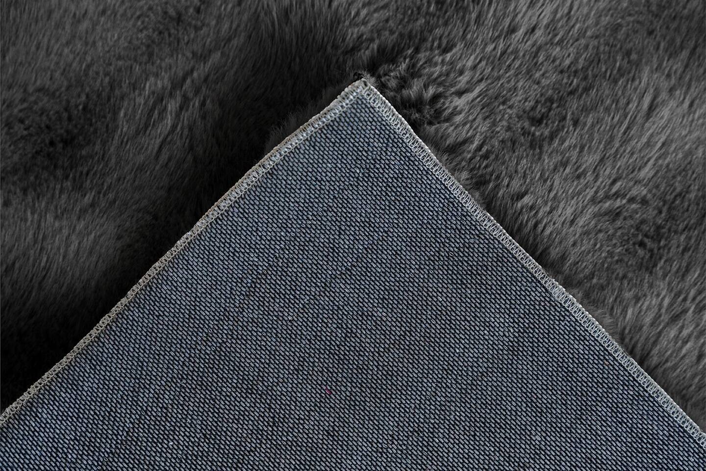 Padiro Hochflorteppich Hailey 125 schwarz B/H/L: ca. 160x3x230 cm