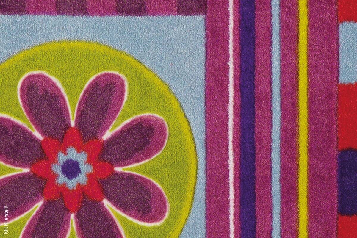 Arte Espina Kurzflorteppich Living Mat 6 violett B/L: ca. 64x168 cm