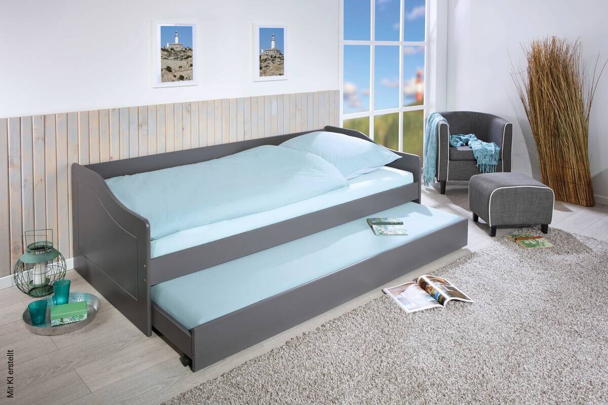 Funktionsbett Leonie Modell'23 grau
