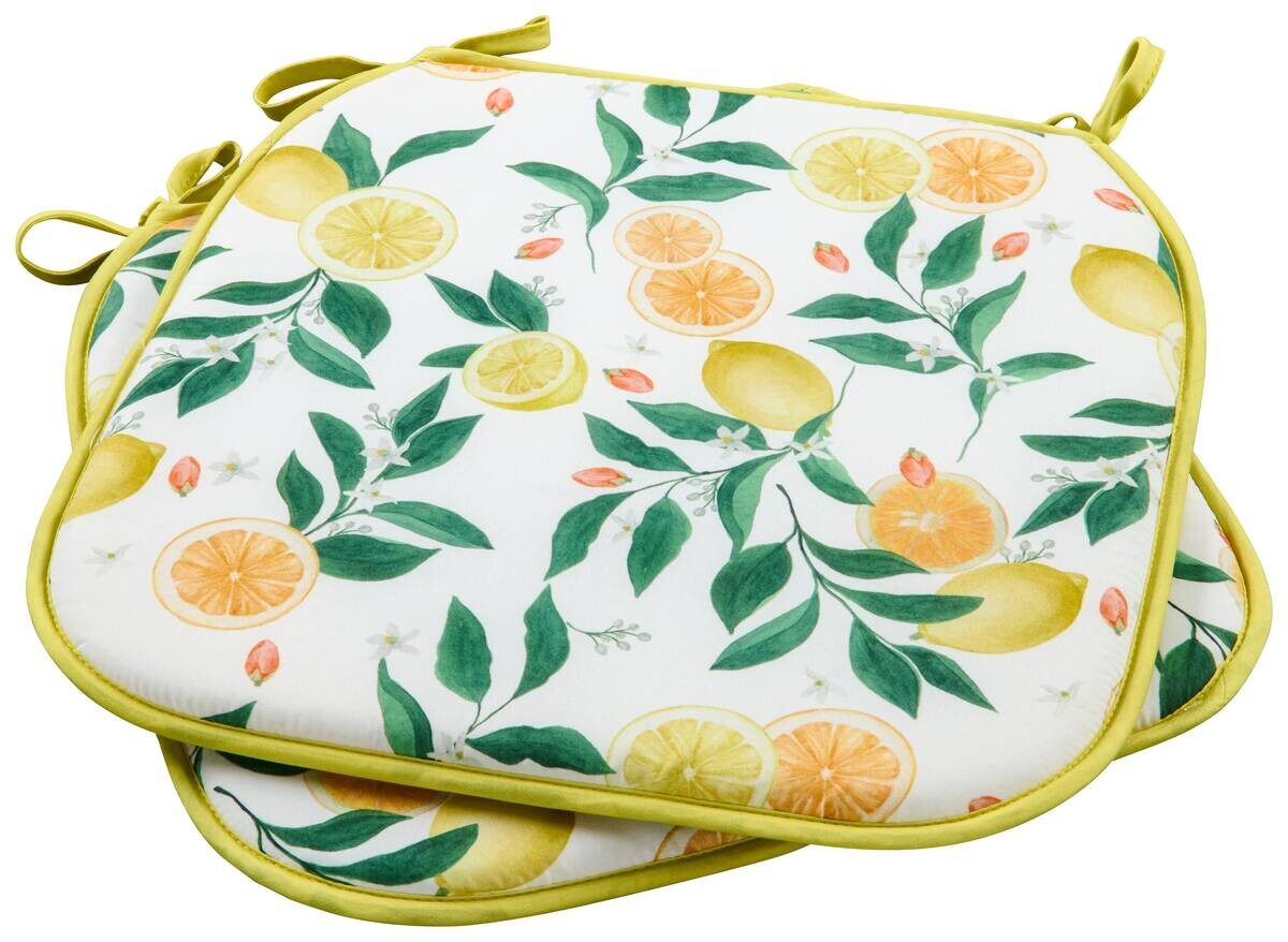POCOline Stuhlkissen gelb 100% Polyester B/L/S: ca. 38x38x1 cm