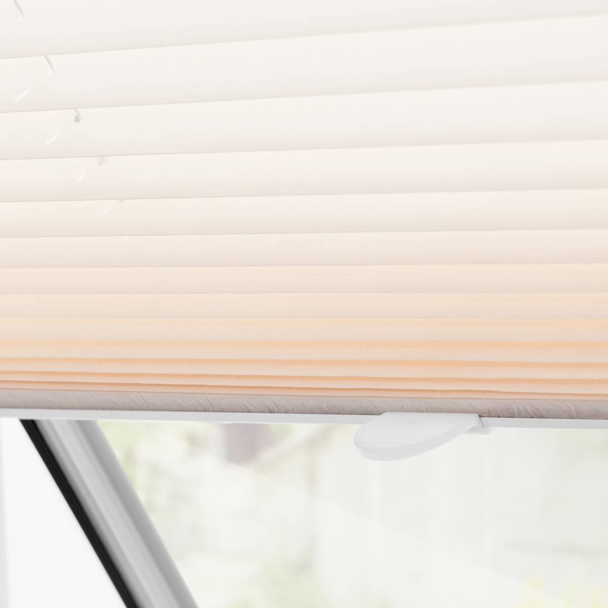 LICHTBLICK Dachfensterplissee creme B/L: ca. 59,3x122 cm