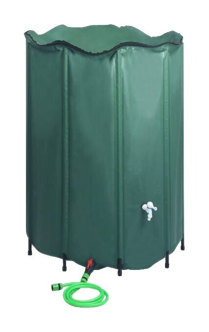 vidaXL Wassertonne grün