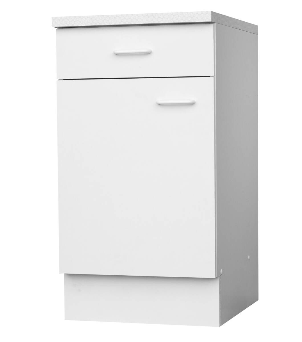 Unterschrank weiß matt B/H/T: ca. 50x85x50 cm