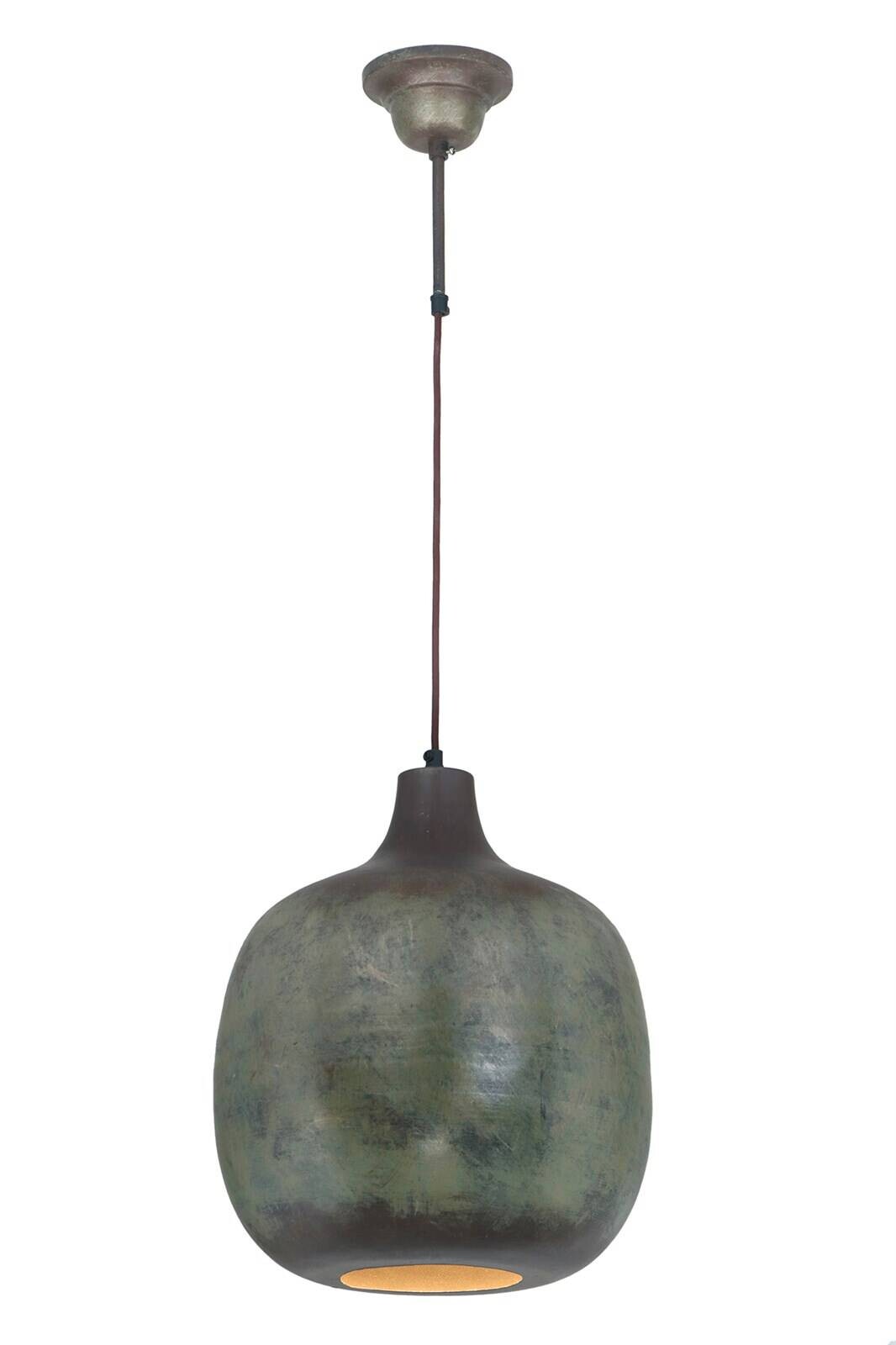 Kayoom Pendelleuchte bronze Eisen B/H/L: ca. 38x38x34 cm E27 1 Brennstellen
