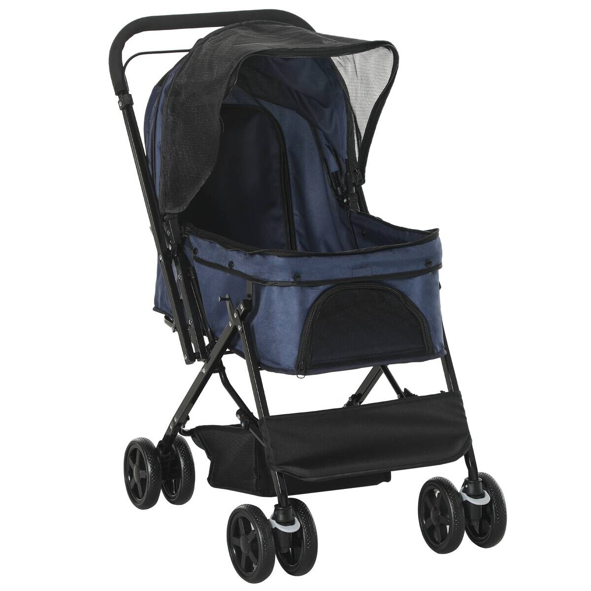 PawHut Hunde-Zubehör blau Polyester B/H/L: ca. 52x76,5x95 cm