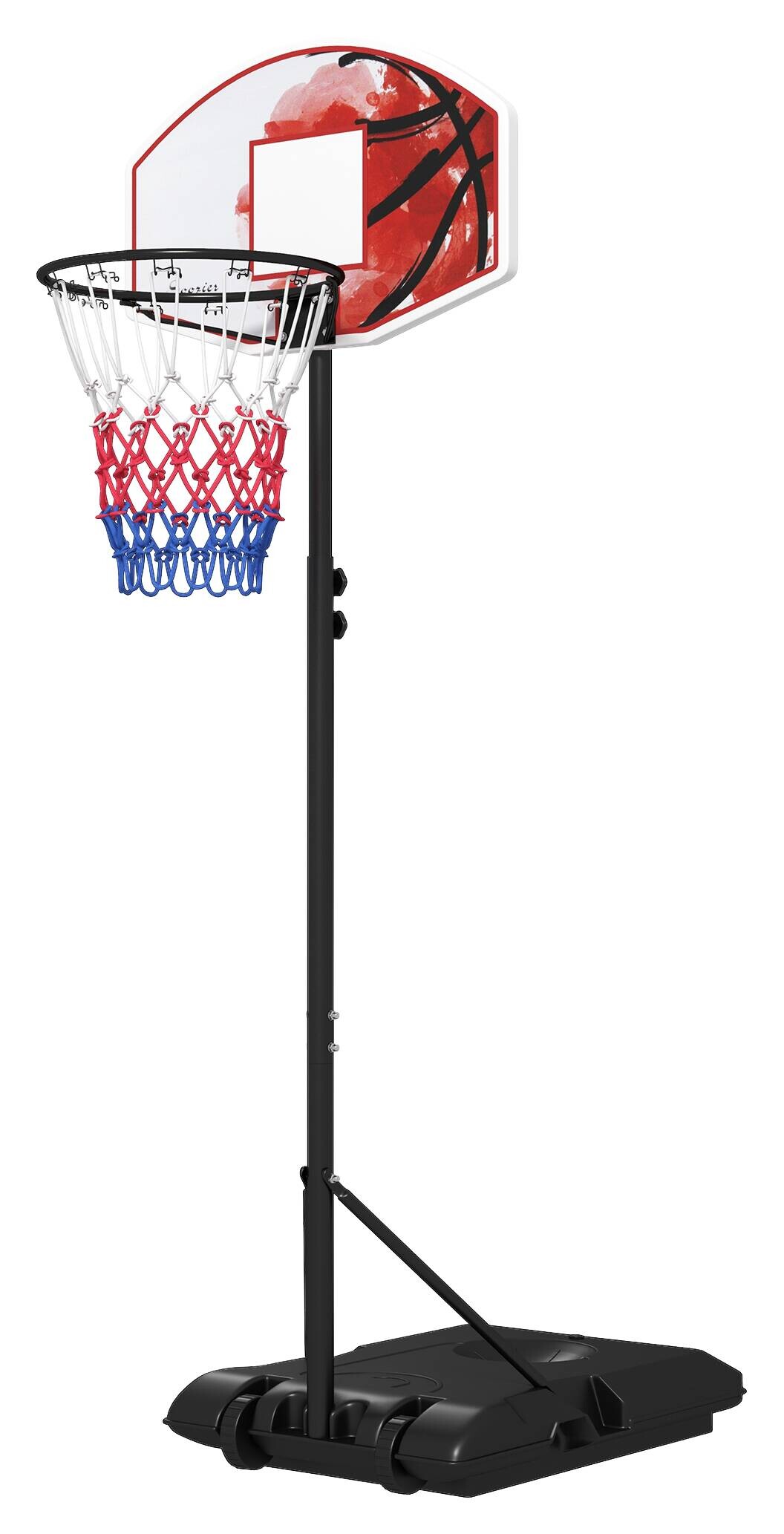 SPORTNOW Basketballkorb schwarz B/H/L: ca. 2,1x45,5x72 cm