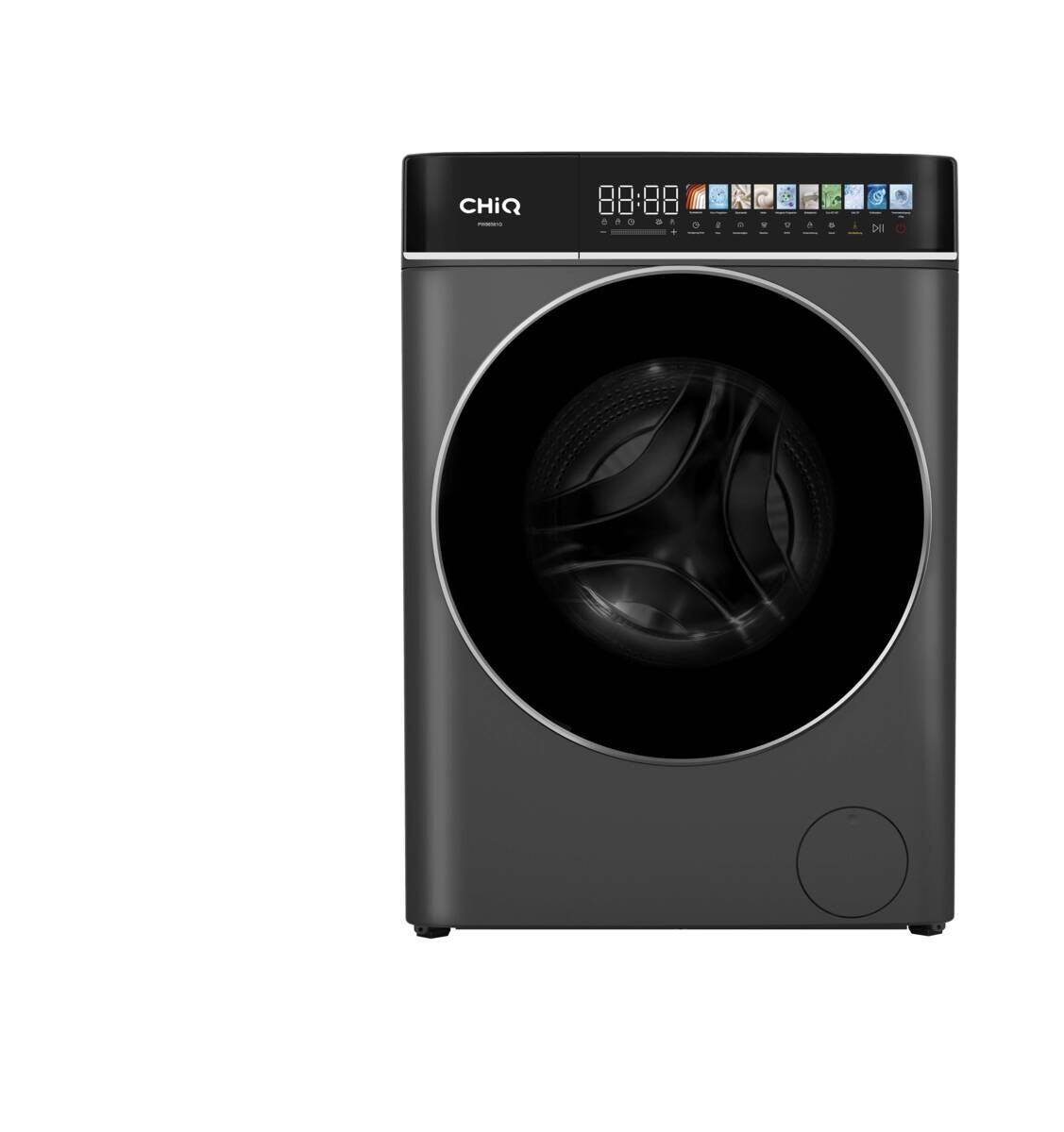 ChiQ Waschmaschine PW86581G grau B/H/T: ca. 60x85x52 cm ca. 8 kg