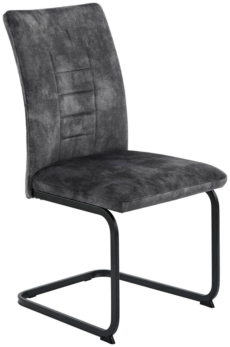 Schwingstuhl Gela anthrazit Microfaser B/H/T: ca. 49x98x62 cm