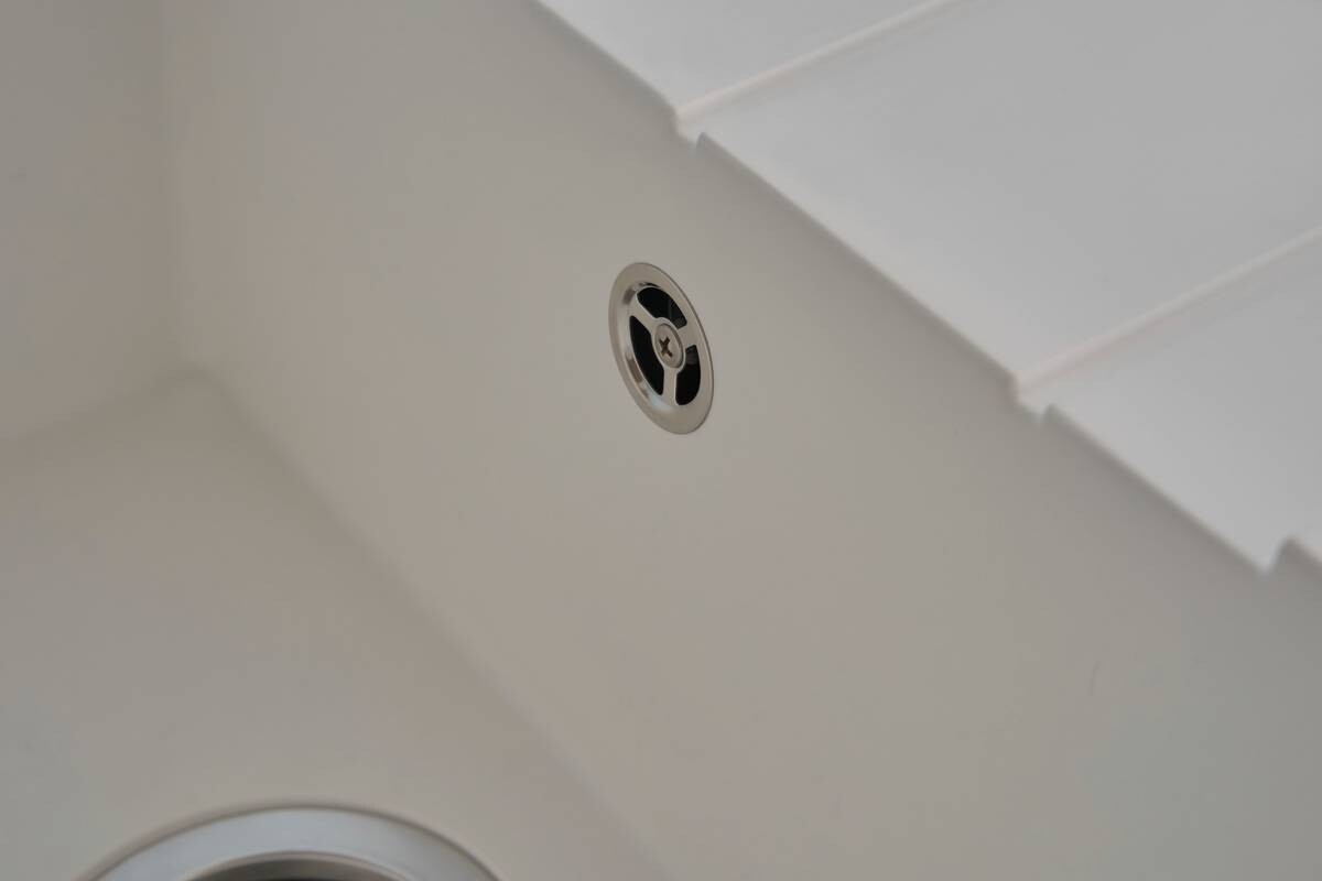 Respekta Einbauspüle Houston 80 x 50 W weiß Mineralite B/H/T: ca. 80x21x50 cm