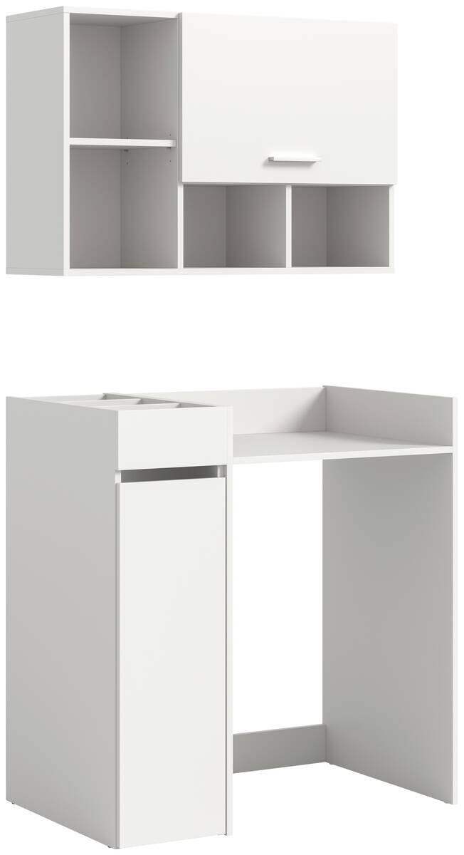 Waschmaschinenumbauschrank Free weiß B/H/T: ca. 95x195x60 cm