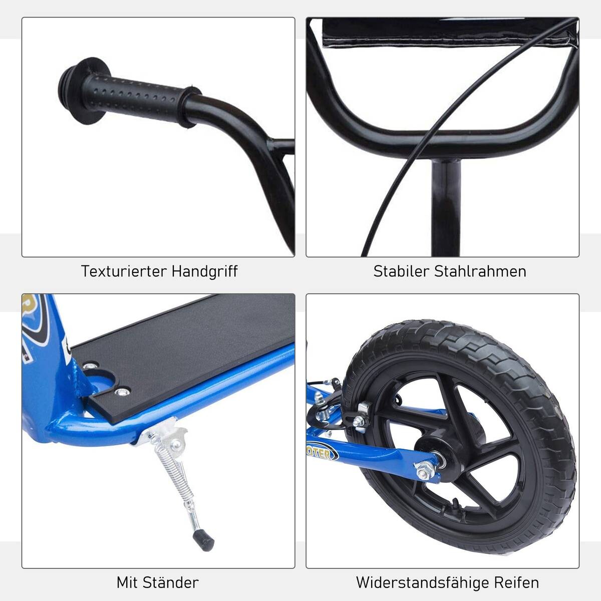 HOMCOM Kinderroller blau