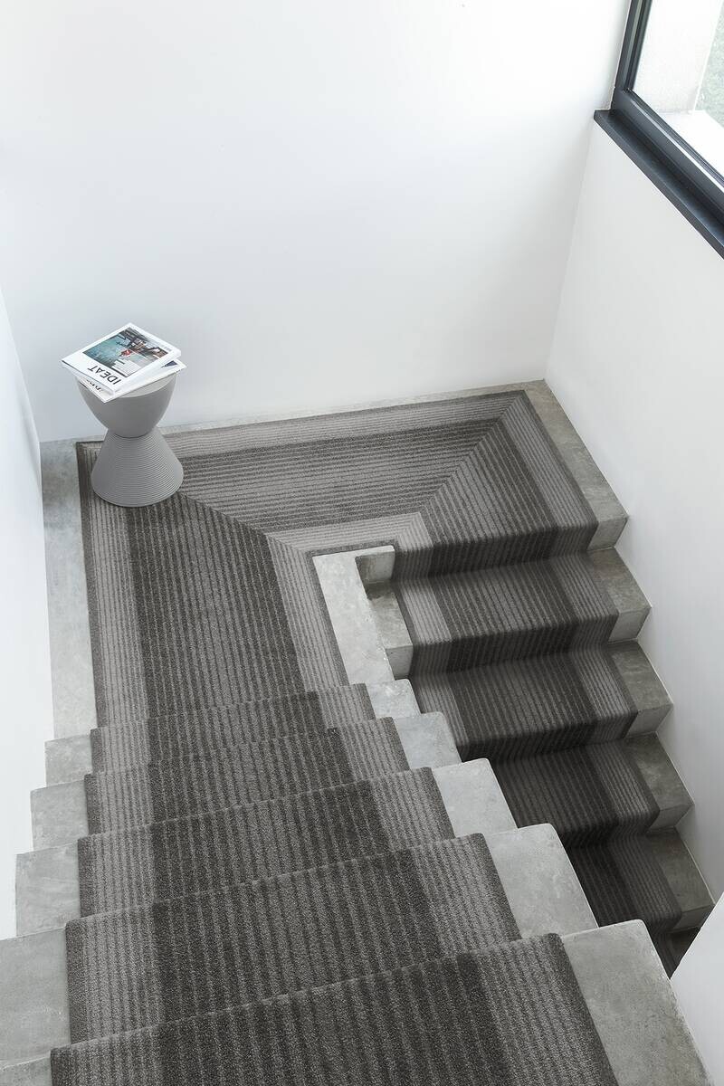 Läufer Tratto grau B: ca. 67 cm pro Meter