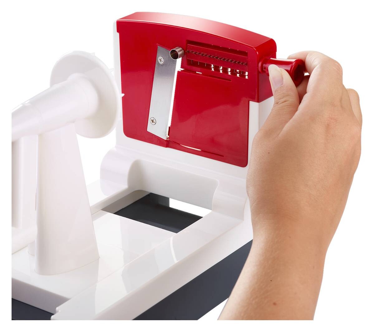 Westmark Gemüseschneider Spiro Plus weiß Kunststoff