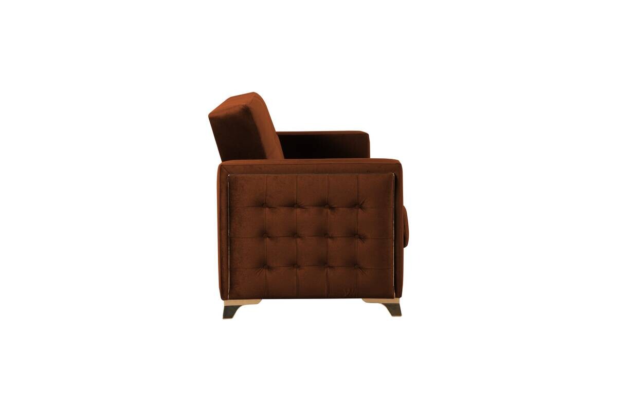 Sofa 3-2-1 Cavana zimtbraun Microfaser