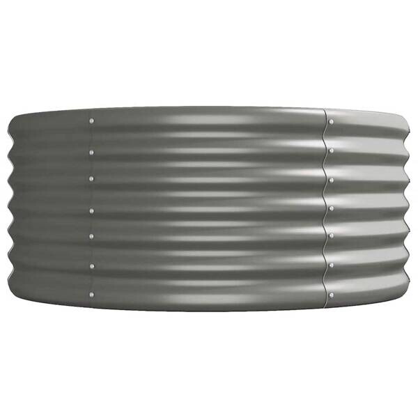 Hochbeet grau Stahl B/H/L: ca. 620x36x620 cm