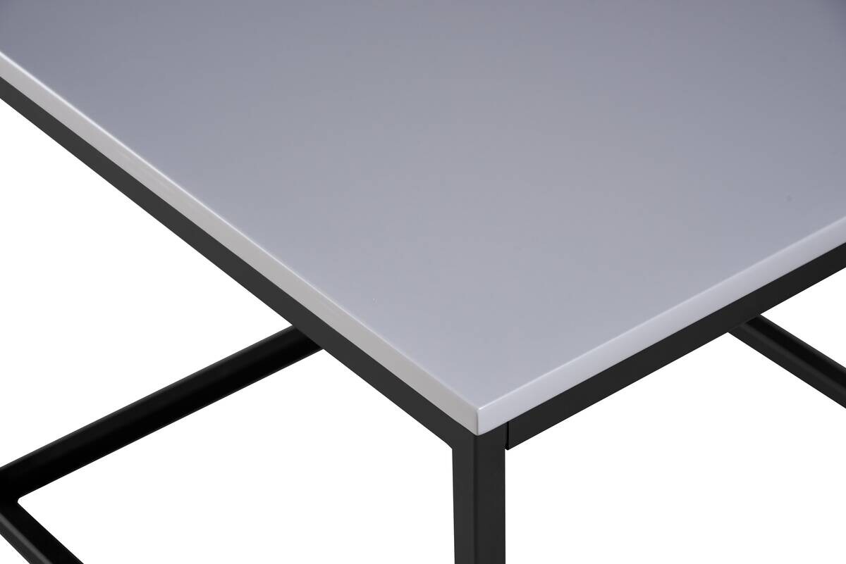 Couchtisch Samy 2 grau MDF B/H/T: ca. 60x46x60 cm