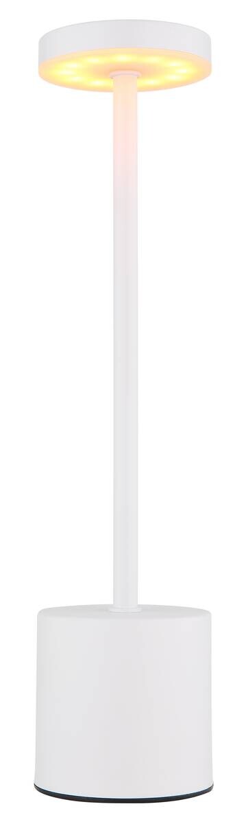 GLOBO LED-Tischleuchte Anru weiß H/D: ca. 34x8 cm