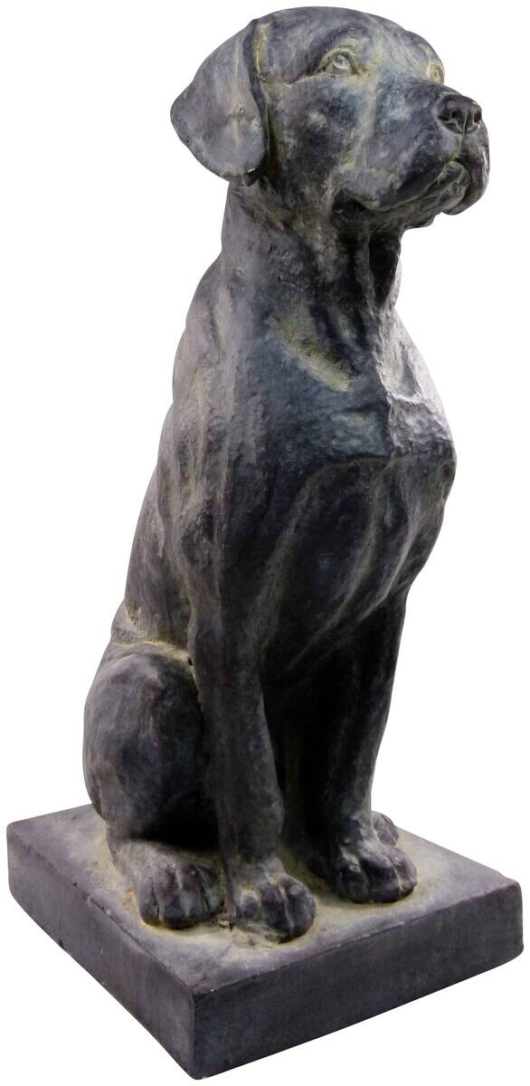 Deko-Figur schwarz Keramik B/H: ca. 30x60 cm