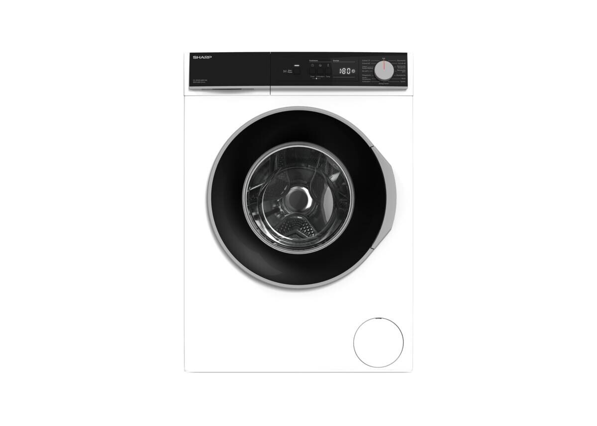 Sharp Waschmaschine ES-NFA814BW1NA-DE EEK: A Spektrum: A bis G 8kg 1400U/min weiß B/H/T: ca. 60x85x53 cm