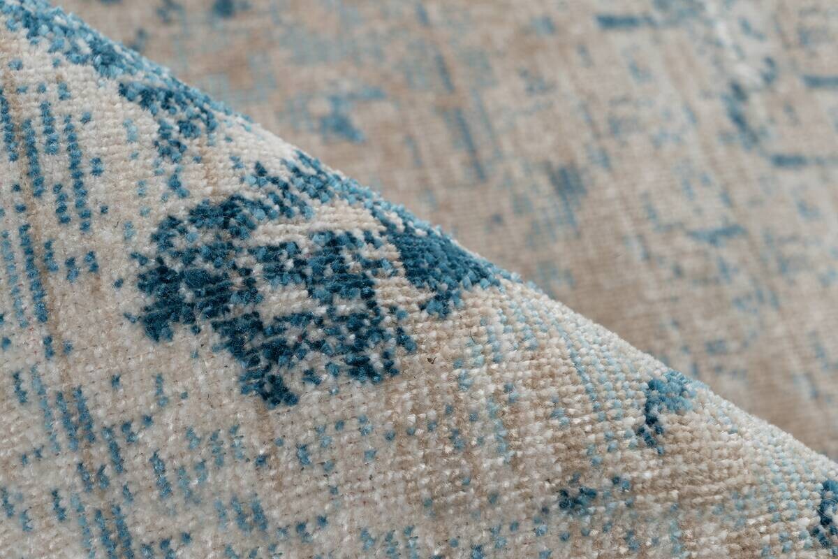 Kayoom Kurzflorteppich Milan 225 blau B/H/L: ca. 120x0,5x170 cm