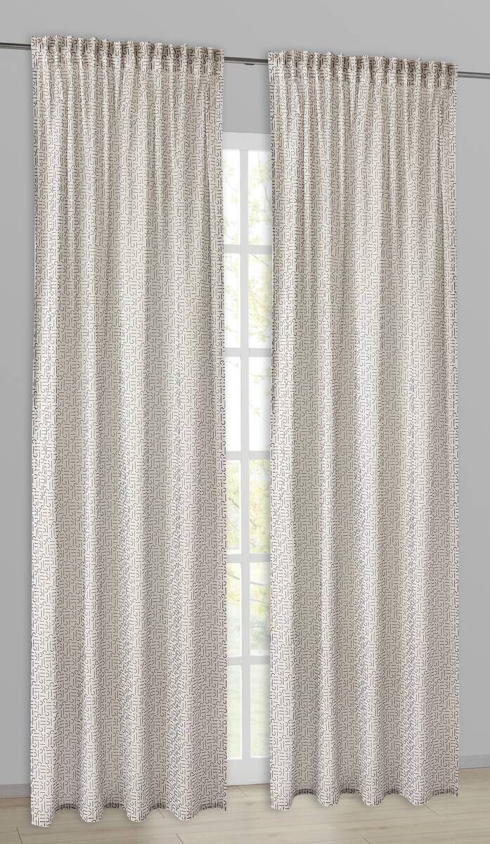 Esprit Kombivorhang E-Scatter grau B/L: ca. 130x250 cm