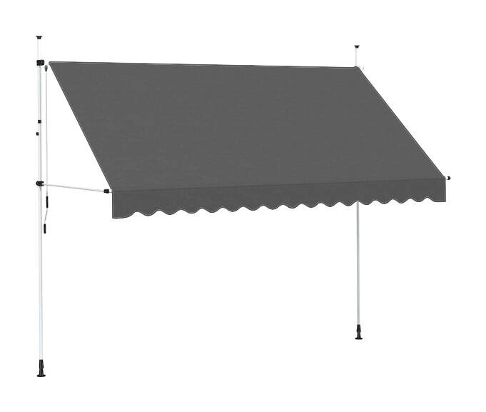 vidaXL Markise anthrazit B/L: ca. 300x350 cm