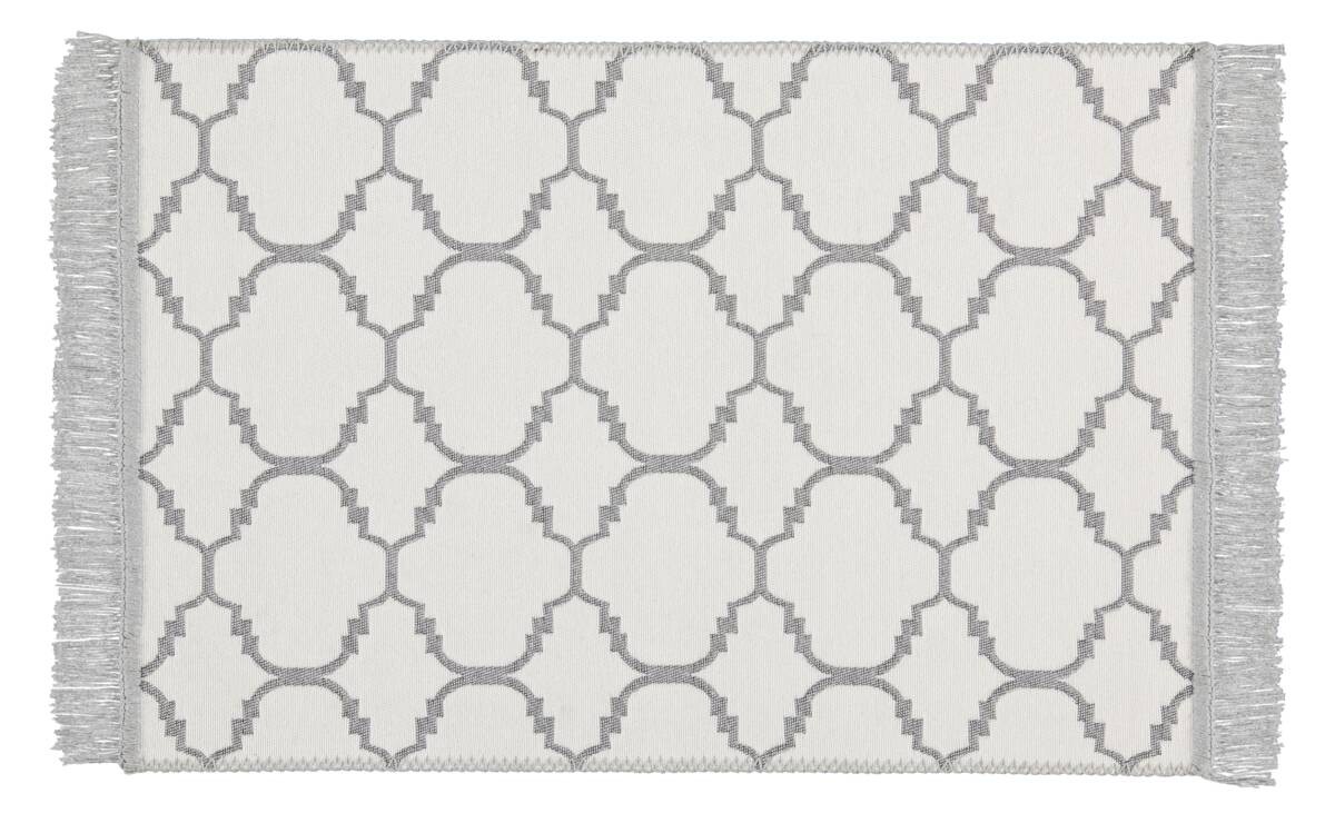 Teppich Boho Kilim schwarz B/L: ca. 60x90 cm