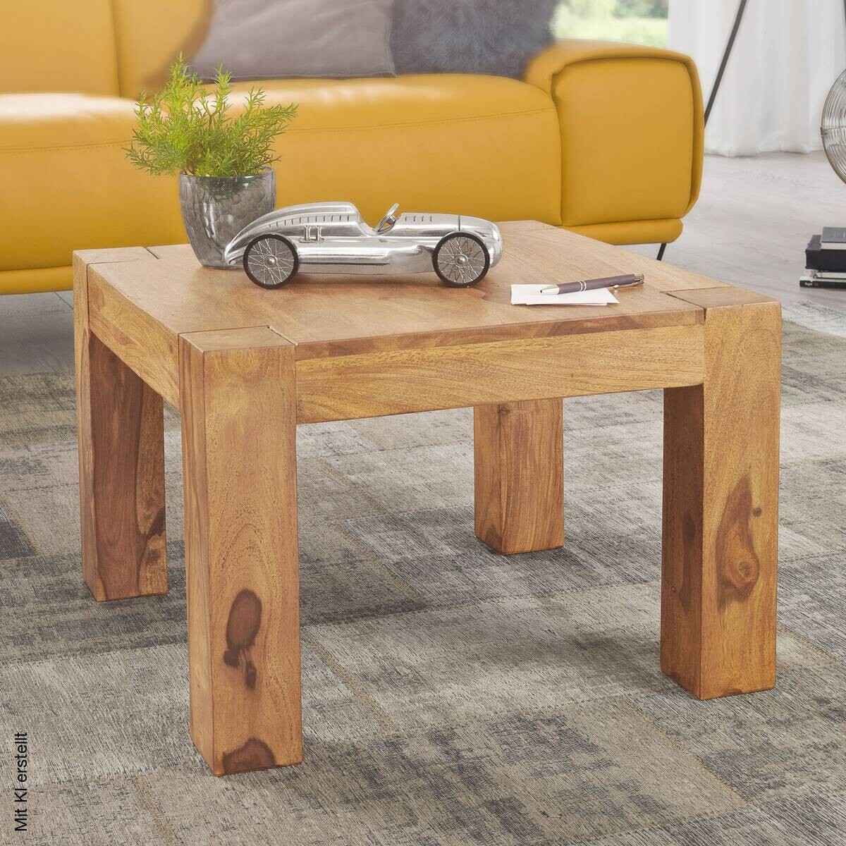 Couchtisch natur B/H/T: ca. 60x40x60 cm
