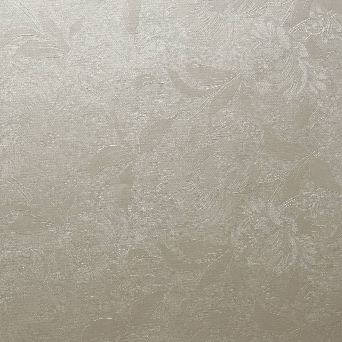 Milano Abwaschbarer Tischbelag Blütenmuster wollweiß 100% Polyvinylchlorid B: ca. 140 cm
