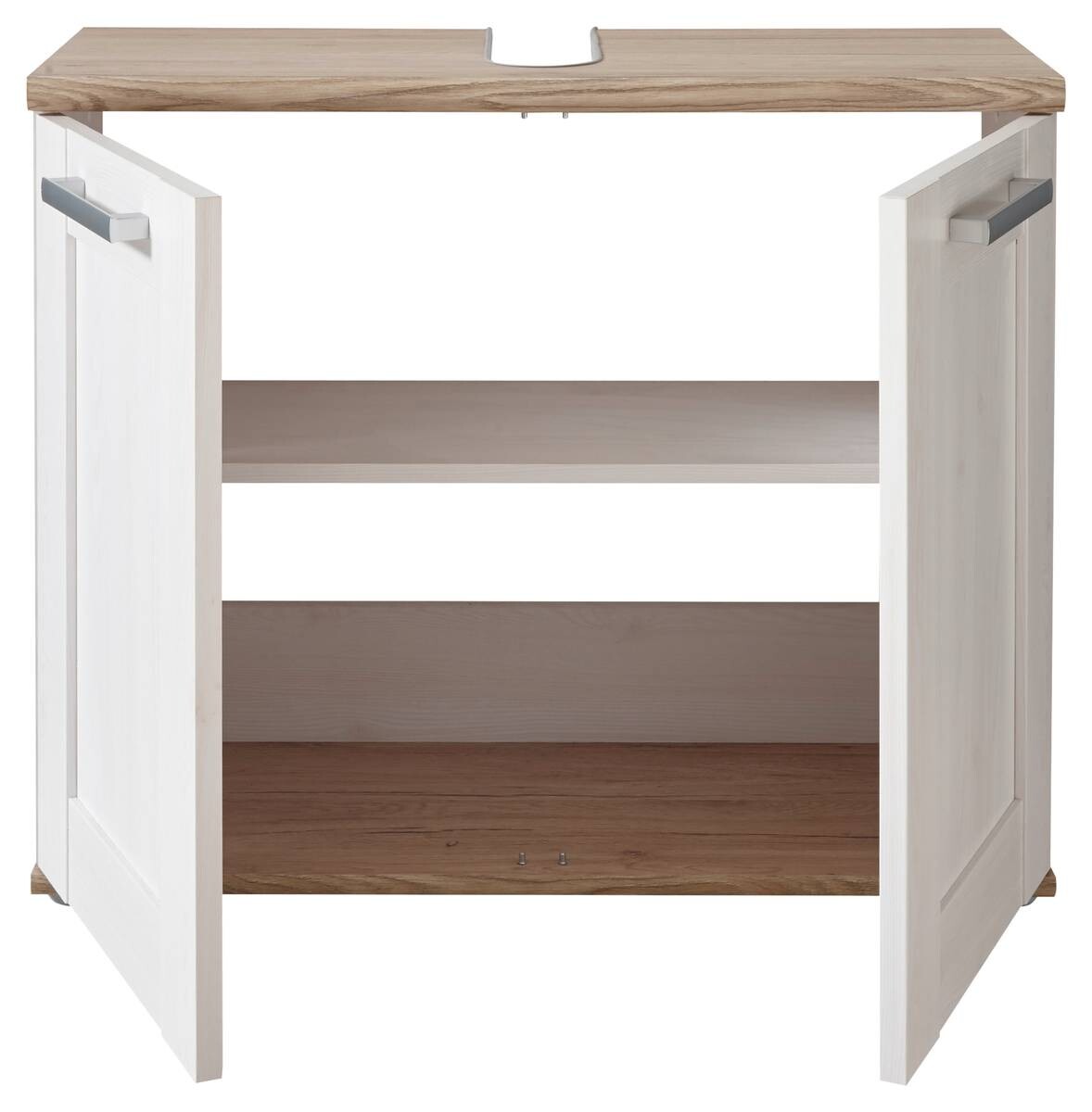 Waschbeckenunterschrank Romance Sibiu Lärche Nachbildung Eiche San-Remo Nachbildung B/H/T: ca. 80x66x32 cm