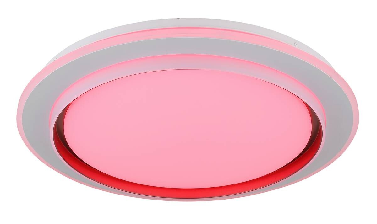 GLOBO Deckenventilator weiß Acryl Metall Kunststoff B/H/L: ca. 7,5x49x49,5 cm