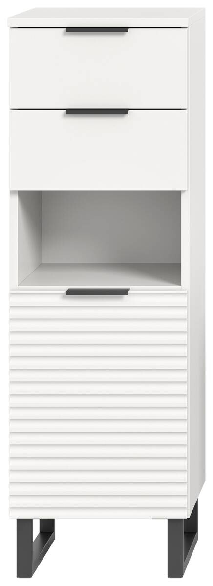 Schrank Riff weiß B/H/T: ca. 35x110x34 cm