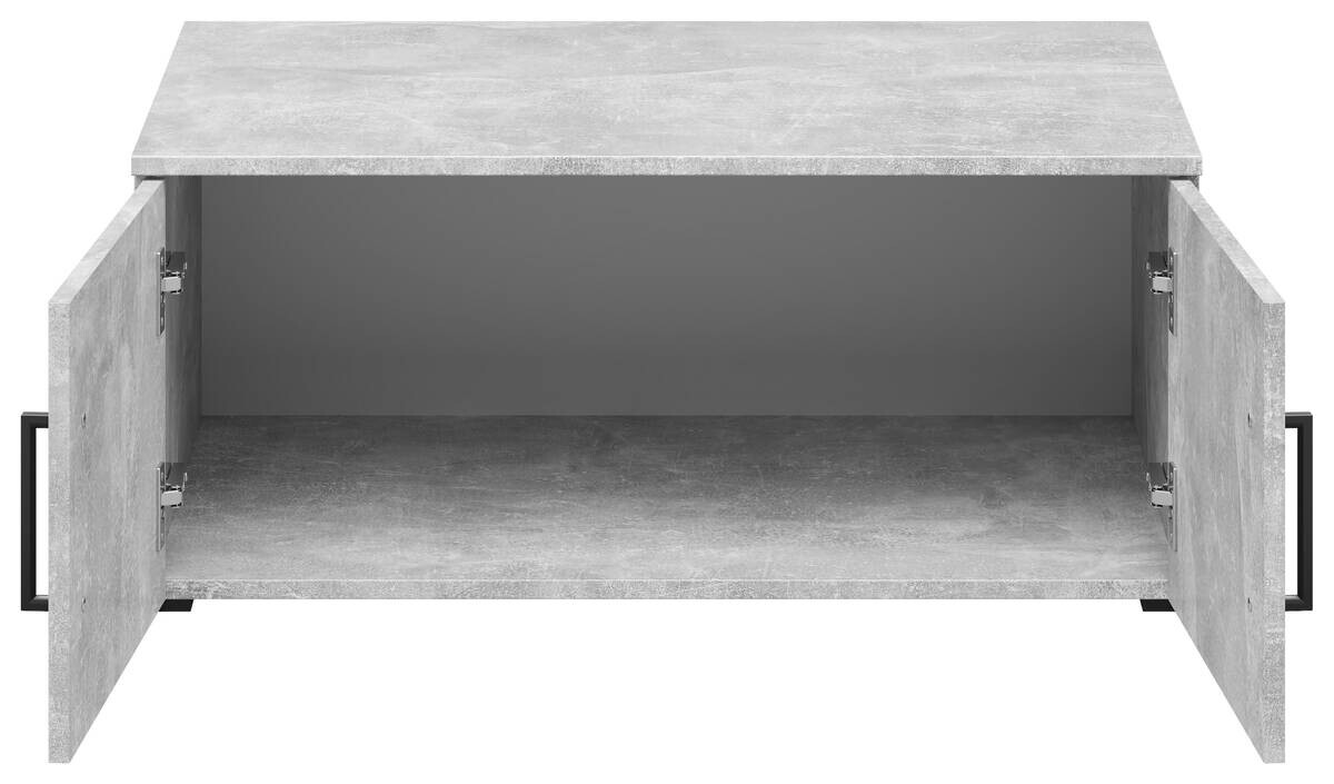 Aufsatz Multi-Stauraum Typ 50 Beton Optik B/H/T: ca. 80x35x52 cm