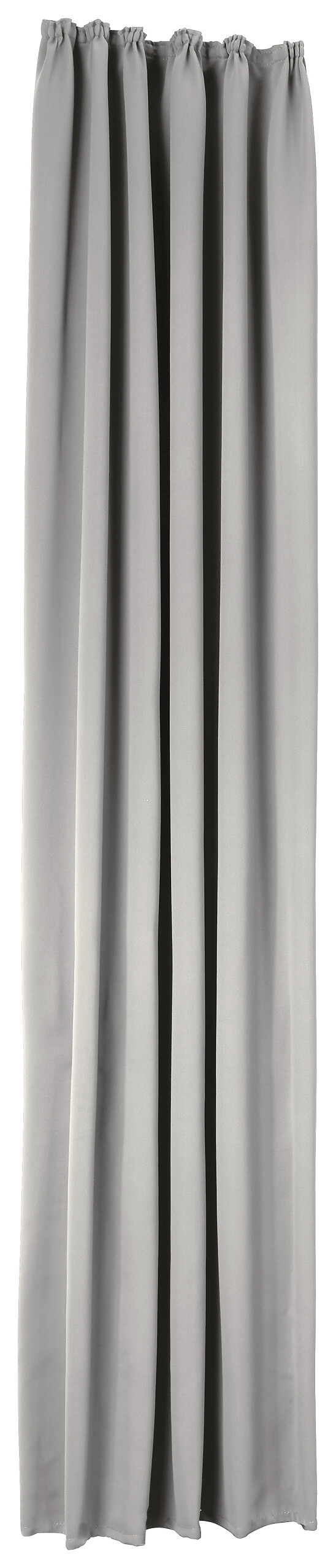 POCOline Verdunklungsvorhang Juna silber B/L: ca. 135x245 cm