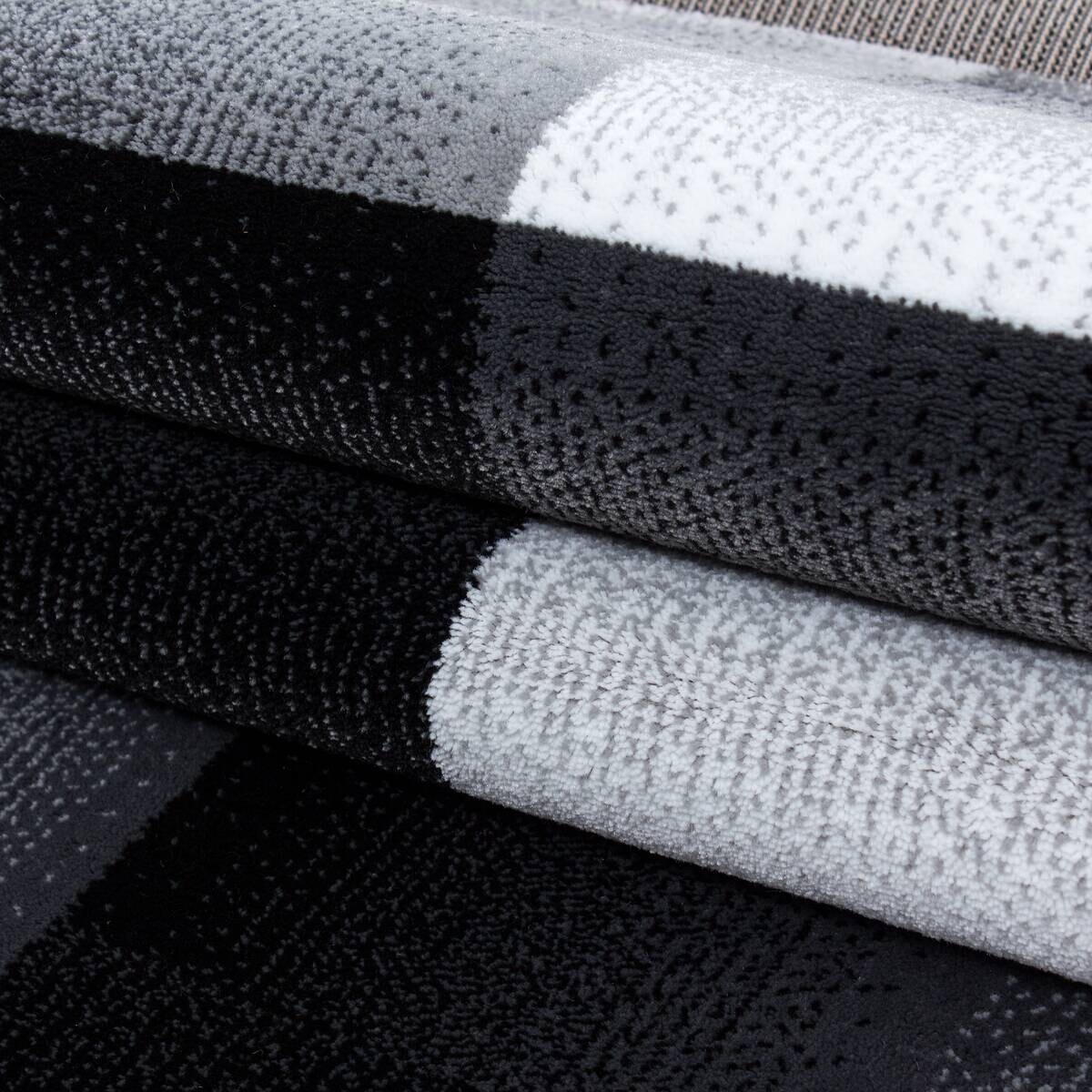 Ayyildiz Teppich MIAMI schwarz B/L: ca. 140x200 cm