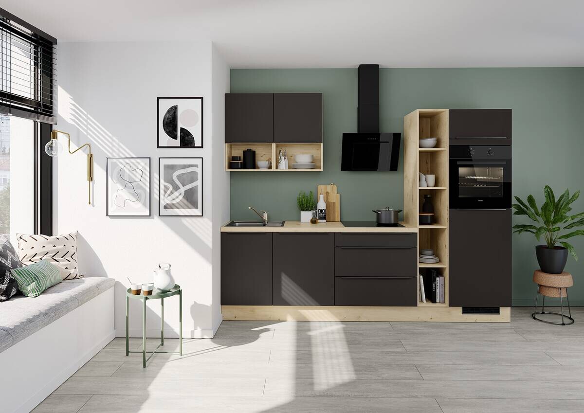 Küchenleerblock IBZ4280I7 braun B/T: ca. 280x60 cm