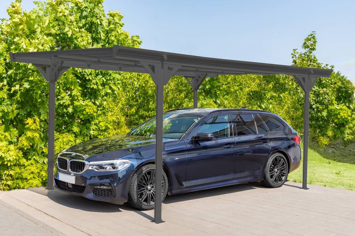 Westmann Carport 15m² B/H/L: ca. 305x232x503 cm